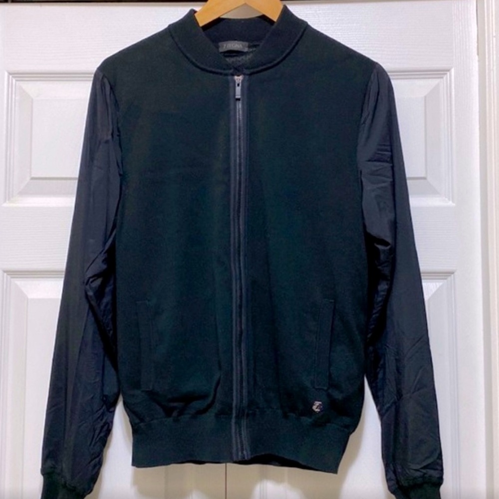 Zegna Lightweight Zip Up Sweater - Men’s Medium - Picture 2 of 10